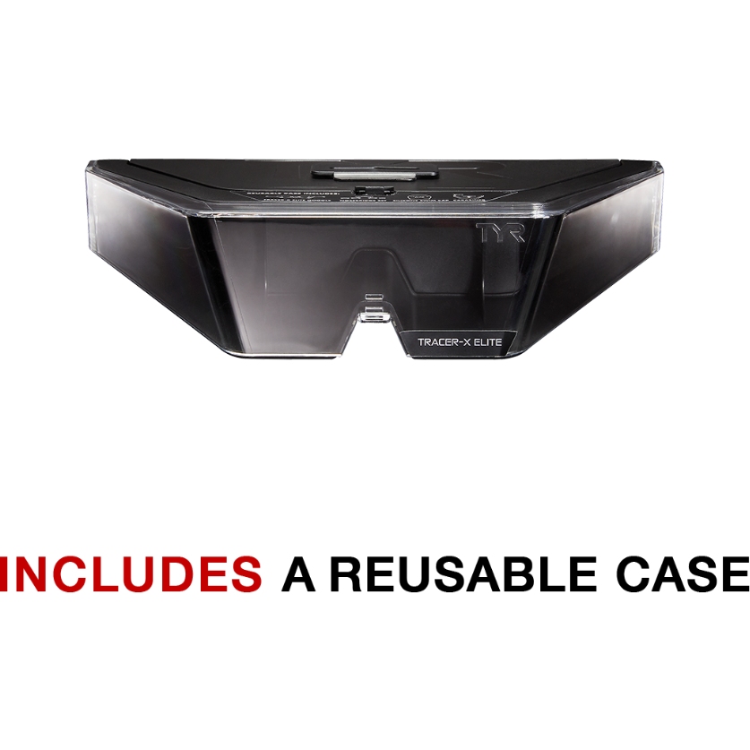 TYR Tracer-X Elite Racing Mirrored Swim Goggles - silver/black/silver