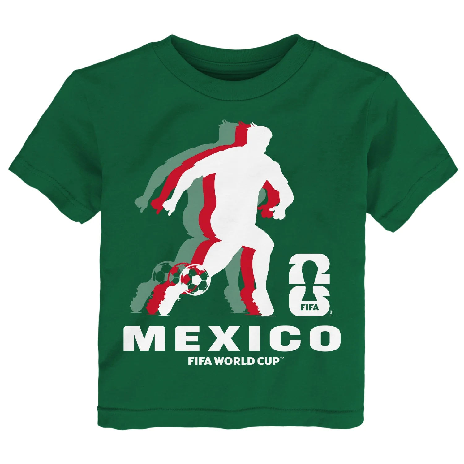 2026 Soccer Fan Collection Mexico Shadow T-Shirt - Toddler