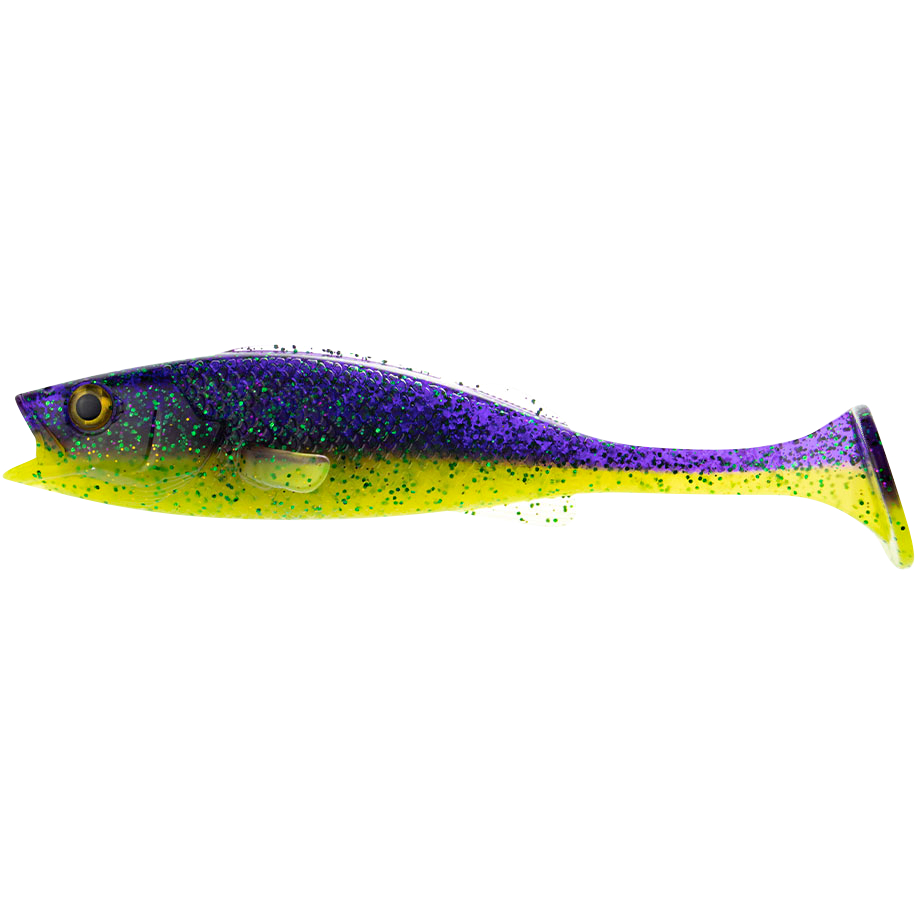 LMAB KØFI Perch Shad (Purple Rave)
