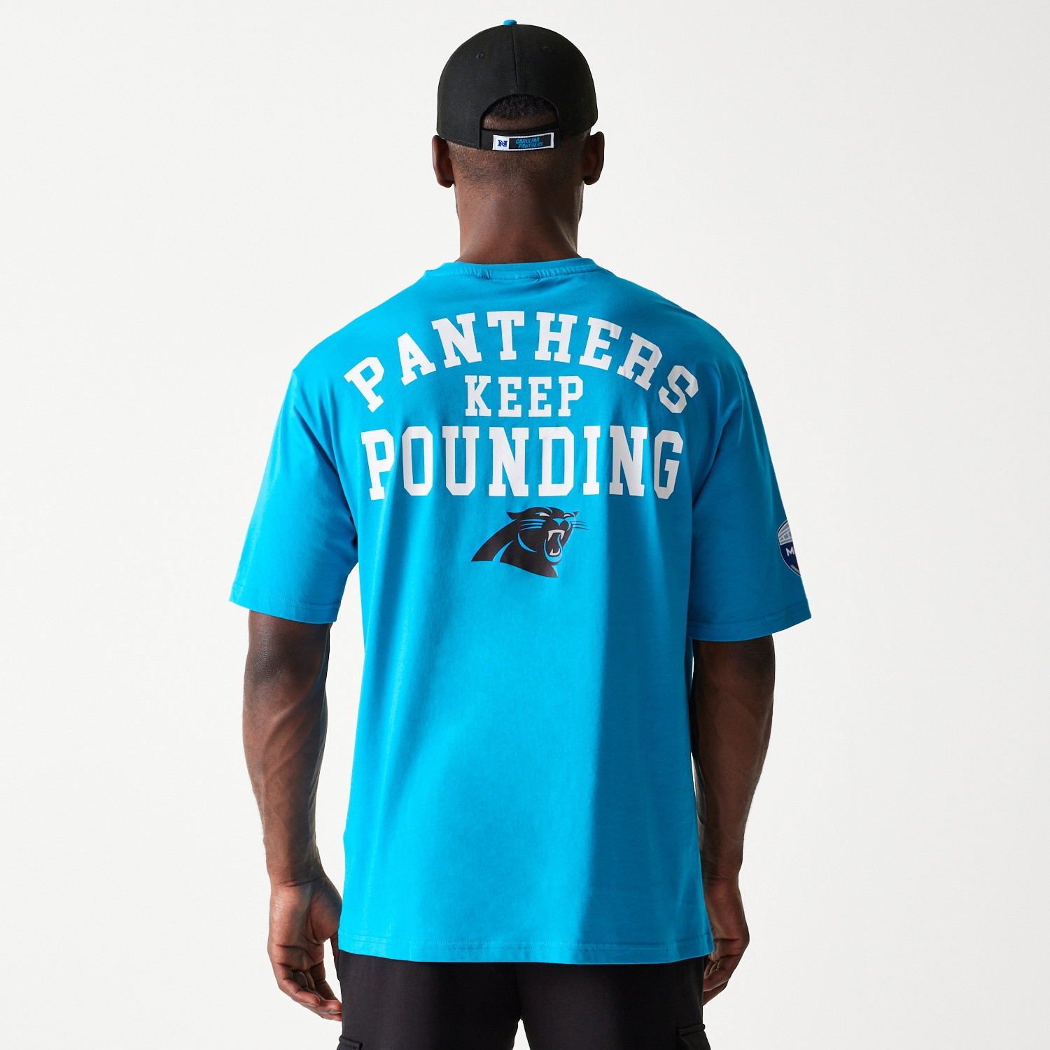 2024 NFL Munich Game Carolina Panthers Arch T-Shirt Blue