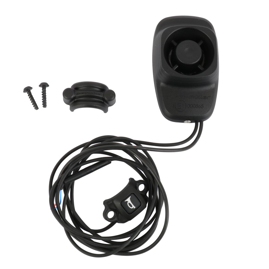 Busch + Müller E-Bike Horn for S-Pedelecs - 661TU130/40PB - black
