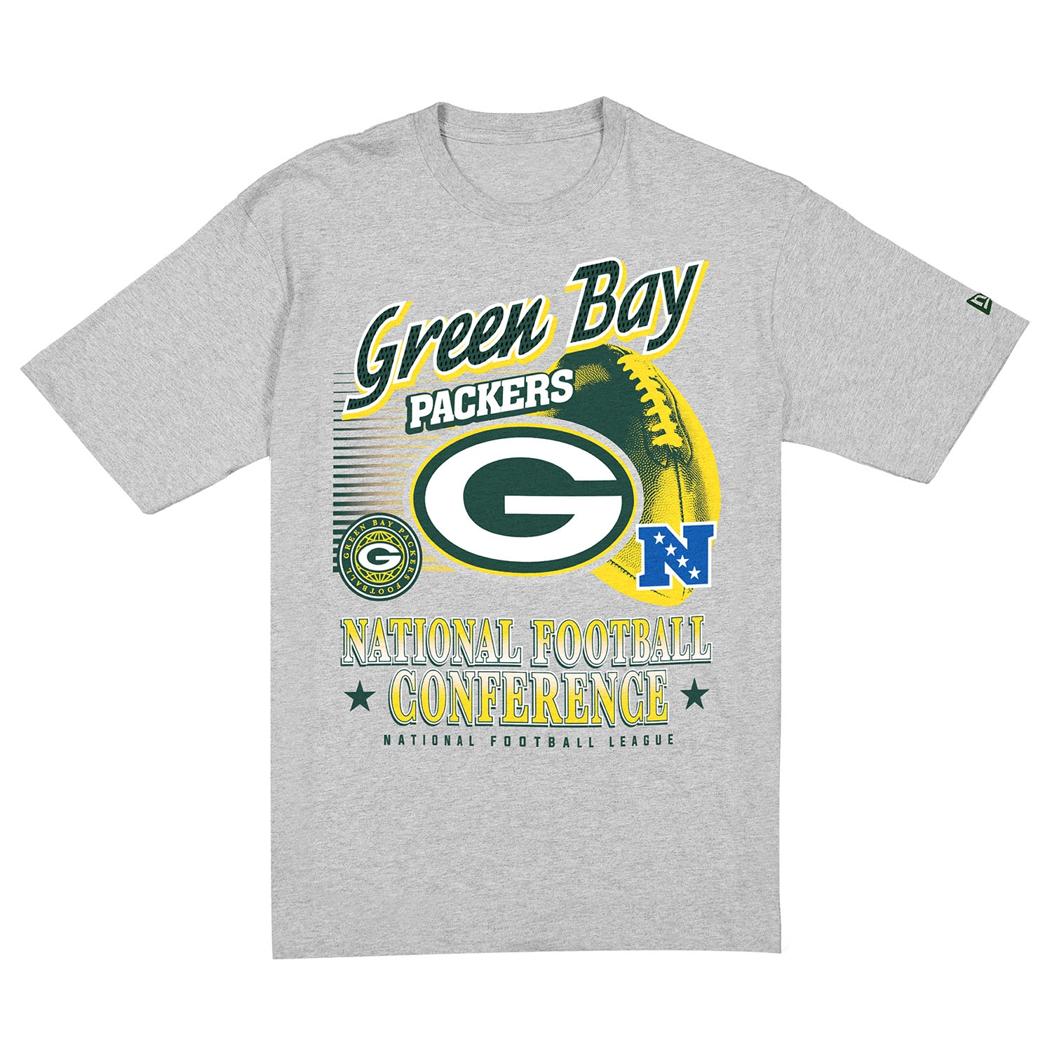 Green Bay Packers Sport Classics Oversized NFL T-Shirt Gray