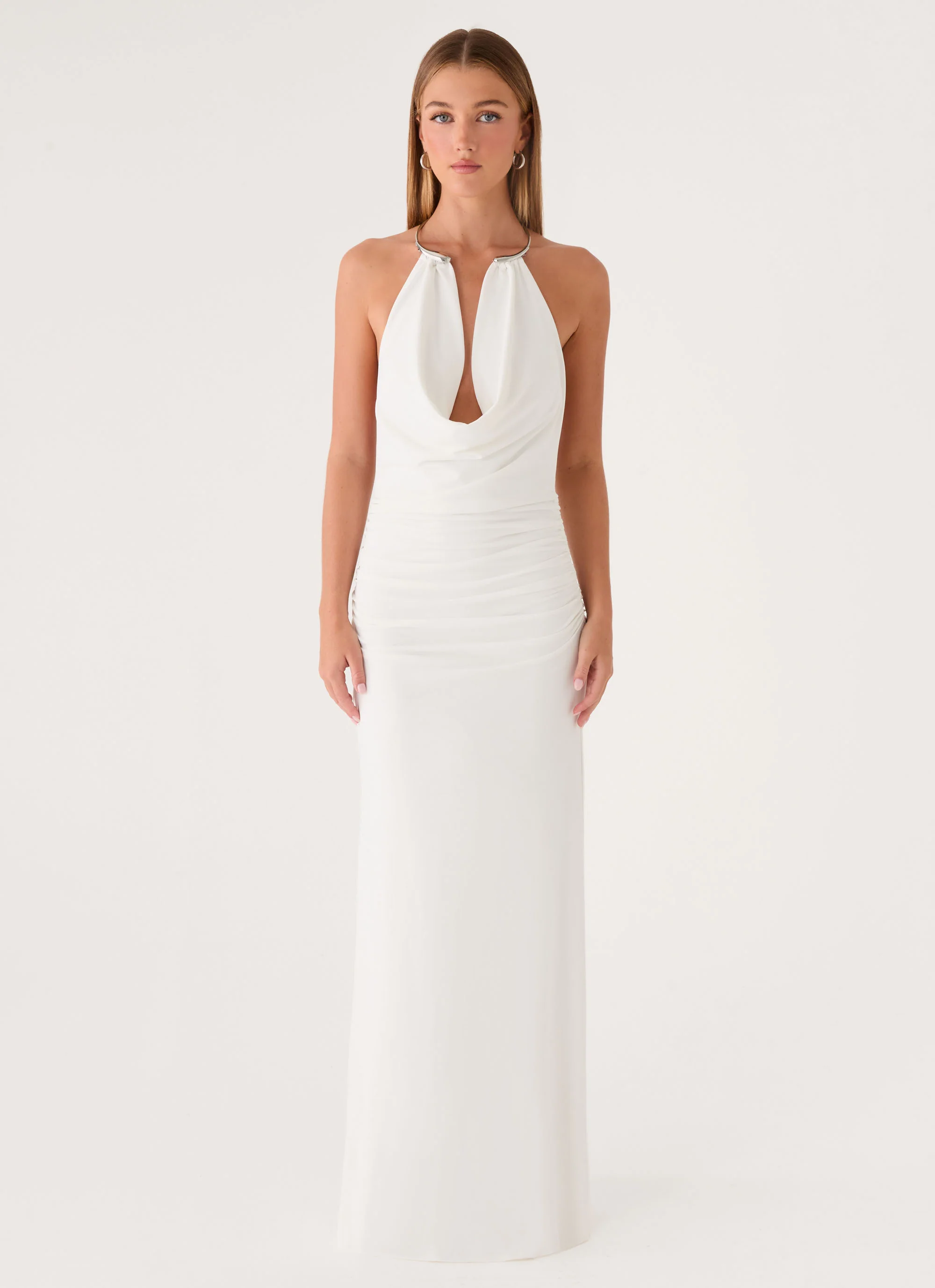 Hena Maxi Dress - White