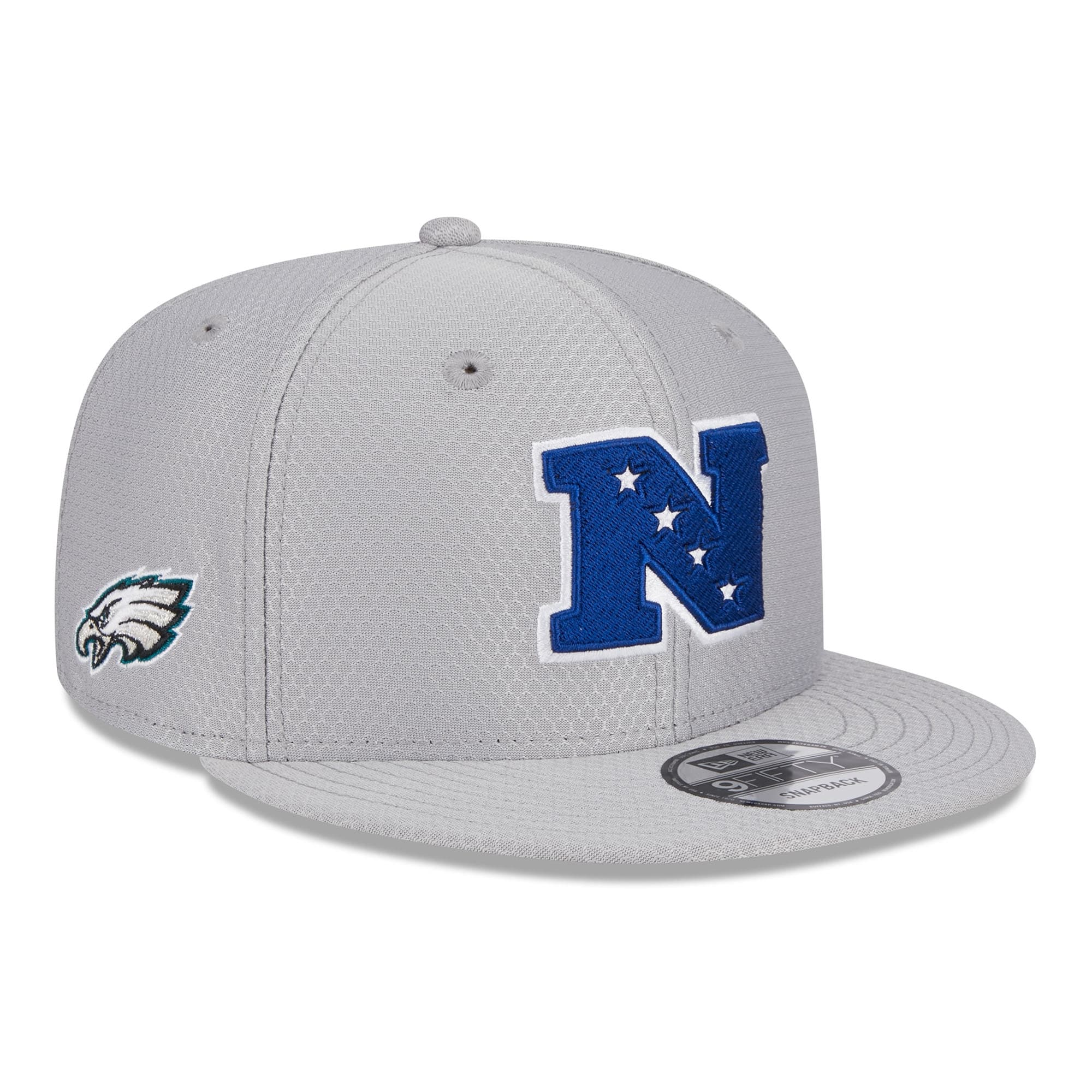 Philadelphia Eagles NFC 2024 Pro Bowl New Era 9FIFTY Snapback NFL Cap Gray