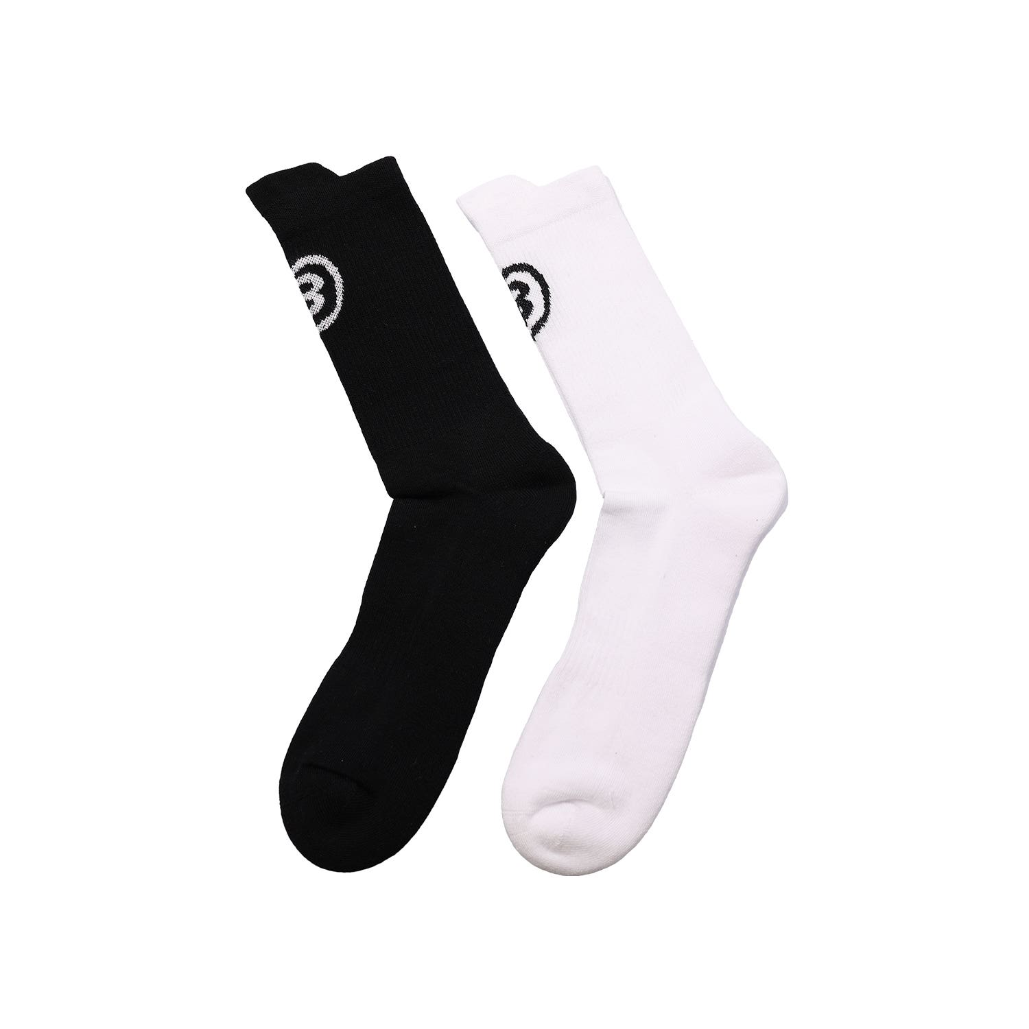 PACK 2 UNITS SOCK BULLPADEL WHITE/BLACK UNISEX BP263