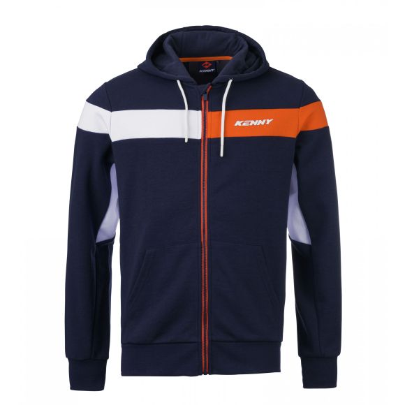 Kenny racing zip sweatshirt for children - blueRef: KE2452
