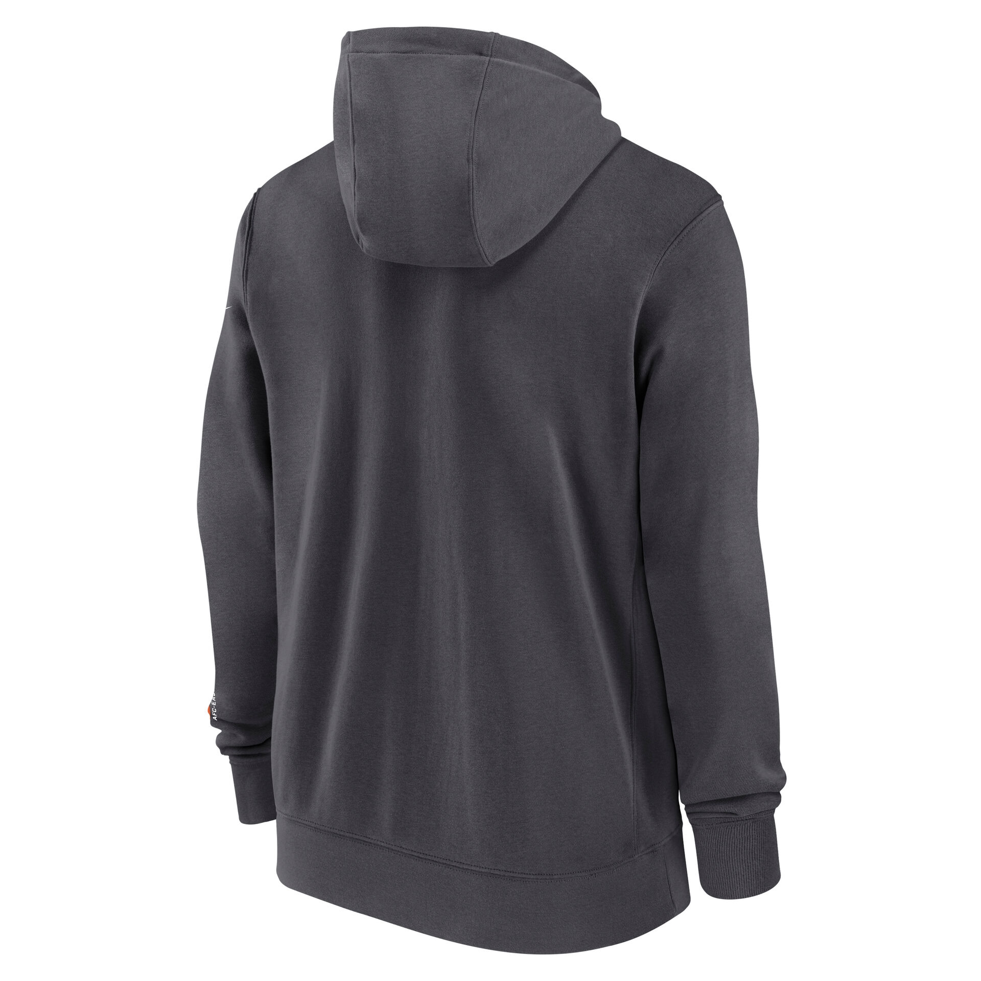Miami Dolphins Playbook NFL Full-Zip Fleece Hoodie Anthracite
