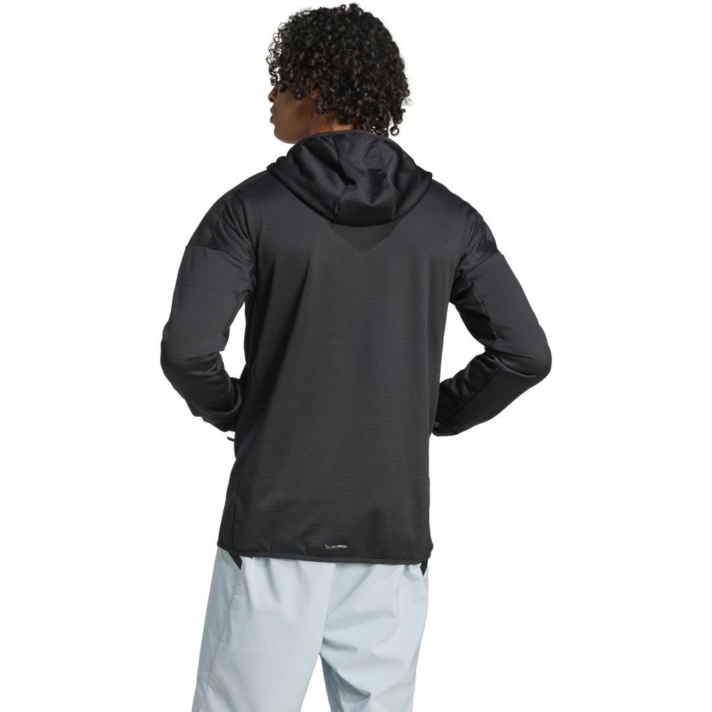 adidas TERREX Xperior Wind Light Fleece Hooded Jacket Men - black JF1227