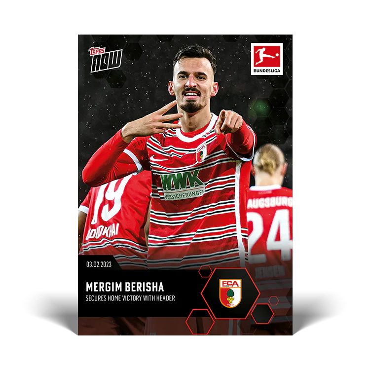 Topps UK - Secures home victory with header - Bundesliga TOPPS NOW® Card #124