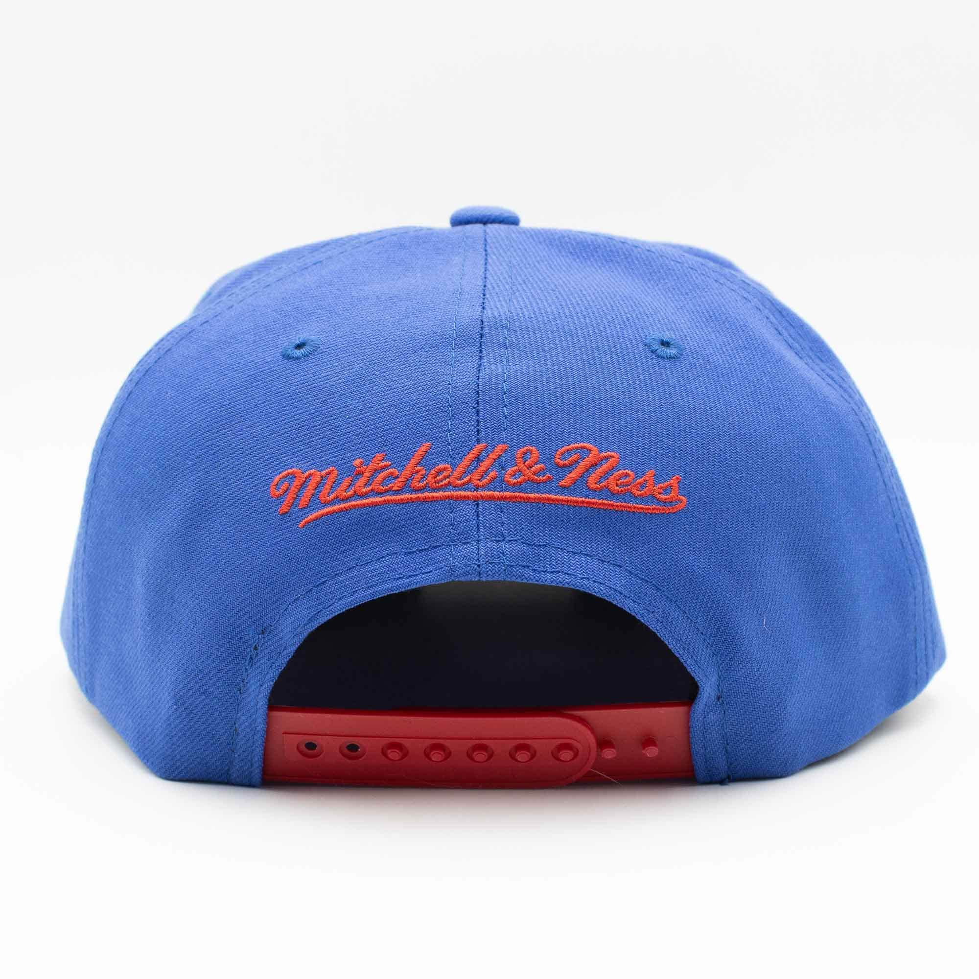 Washington Capitals Retro Lock Up Mitchell & Ness Snapback NHL Cap Blue