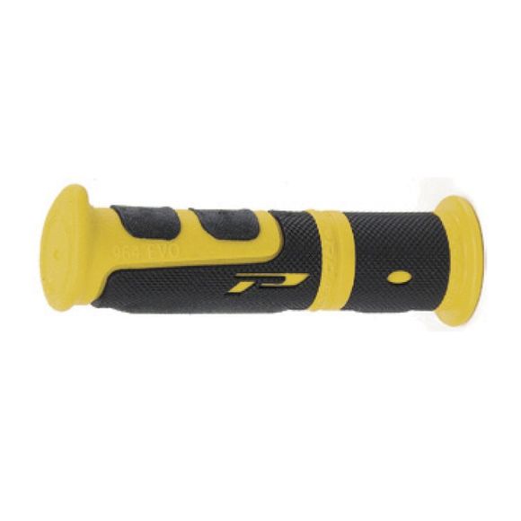 Progrip 964 22 Universal Handlebar Grips - Yellow / BlackRef: PRG0281 / 964JN
