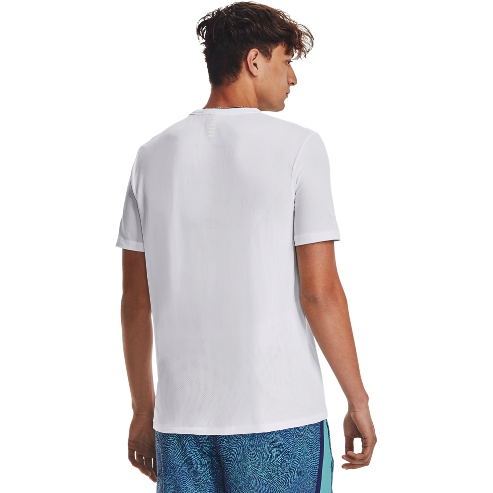 Under Armour UA Seamless Stride Short Sleeve Shirt Men - White/Reflective