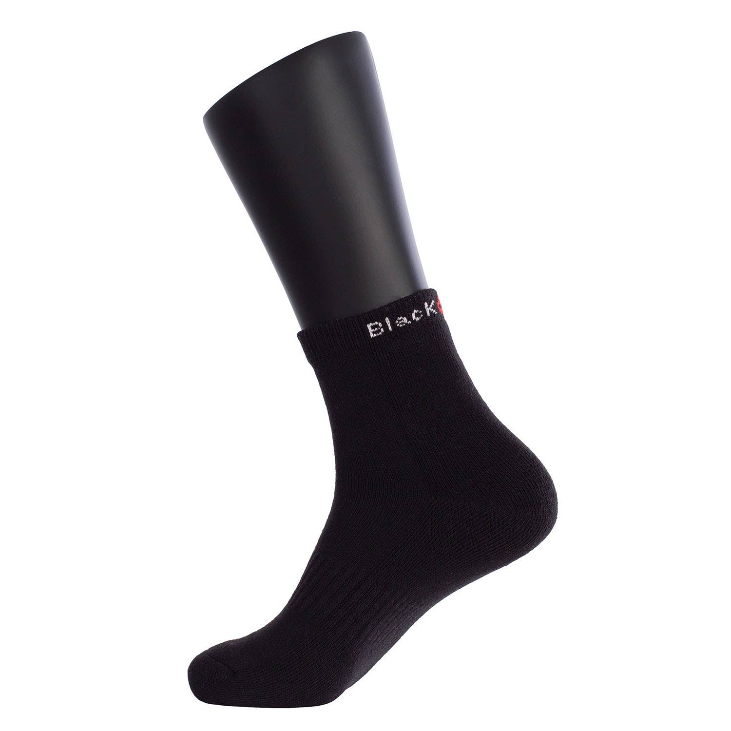 BLACK CROWN PRO ANKLE SOCKS BLACK