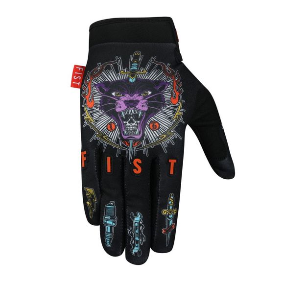 Cross fist handwear gloves Greg Lutzka - Panther 2025 - Black / OrangeRef: Fast0051