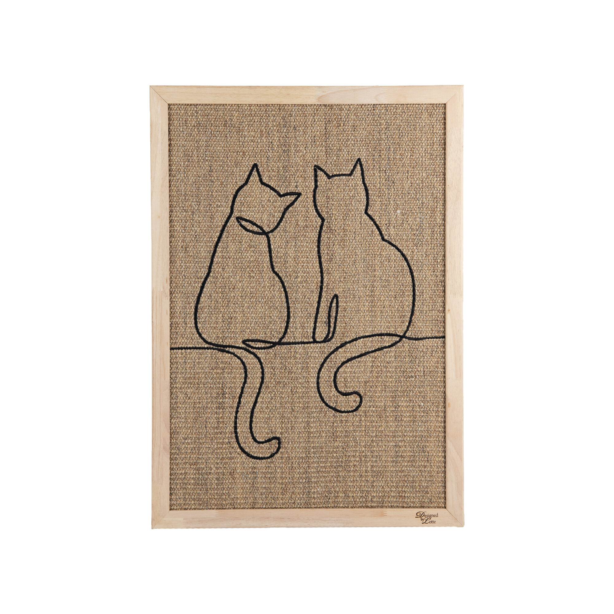 Designed by Lotte Poezels Scratching Board - Wood - 50 x 70 x 2 cm