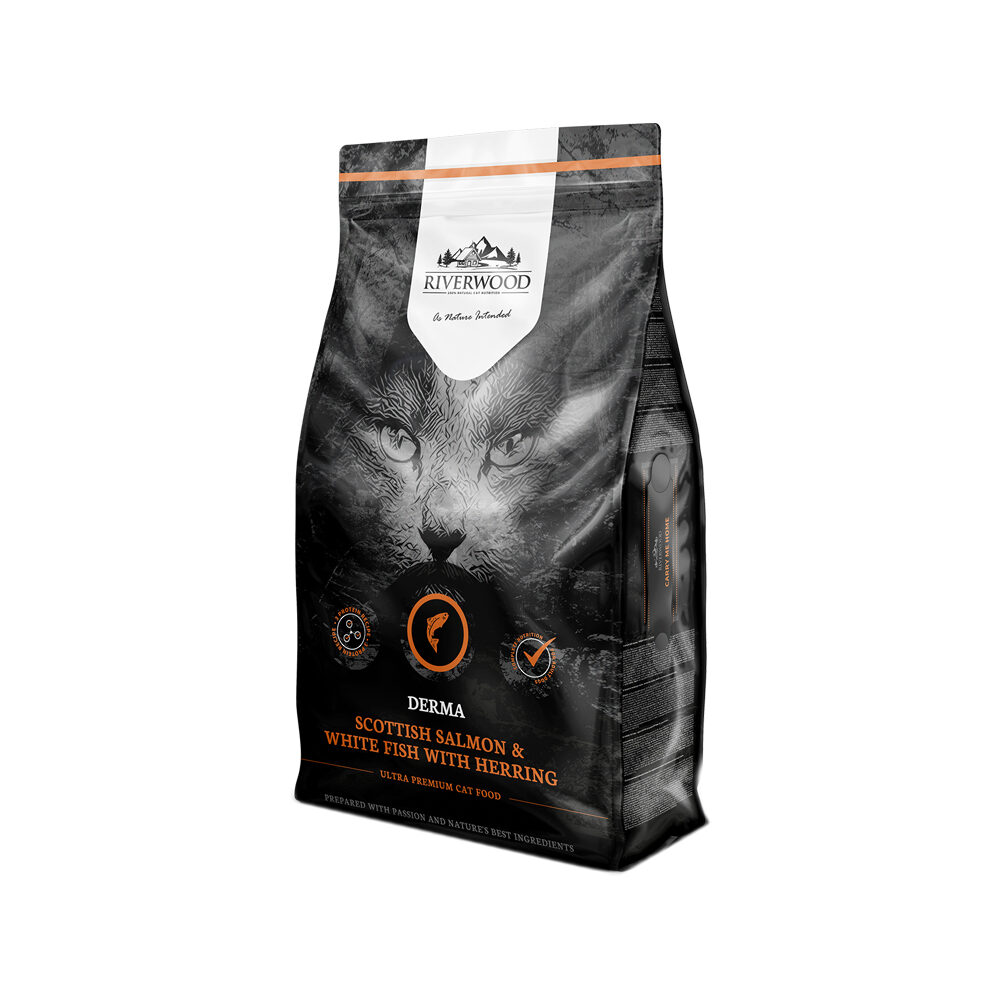 Riverwood Derma - Cat Food - Scottish Salmon & Whitefish with Herring - 2kg