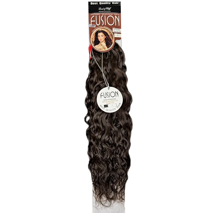 Lord & Cliff Fusion Glue Tip Extension Weave 100% Remy Human Hair - SPANISH WAVE 16