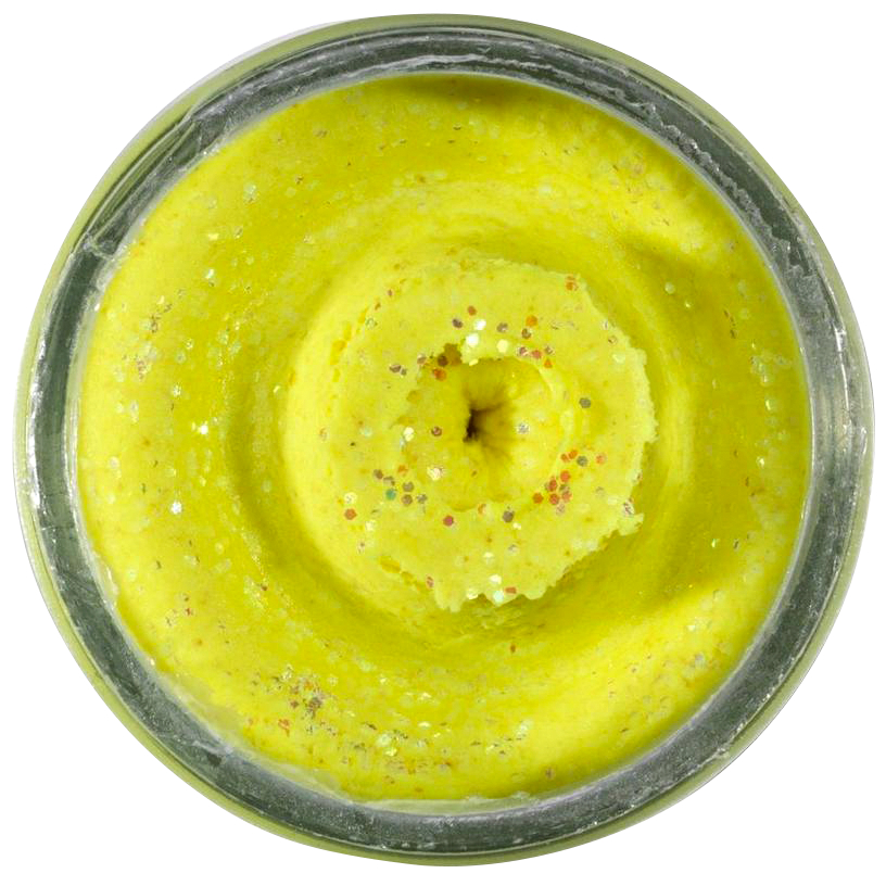 Berkley PowerBait® Natural Glitter Trout Bait (Liver Sunshine Yellow Glitter)