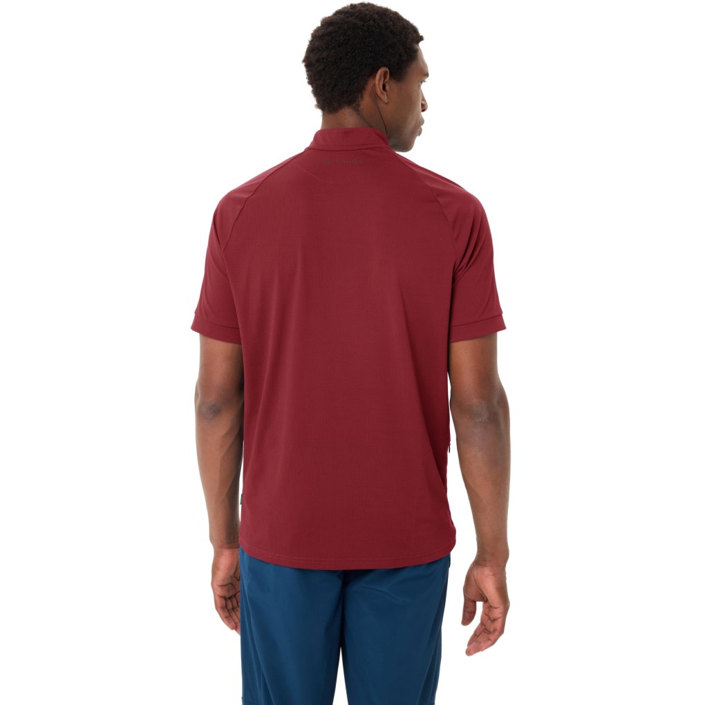 Vaude Adlux Half-Zip Shirt Men - carmine