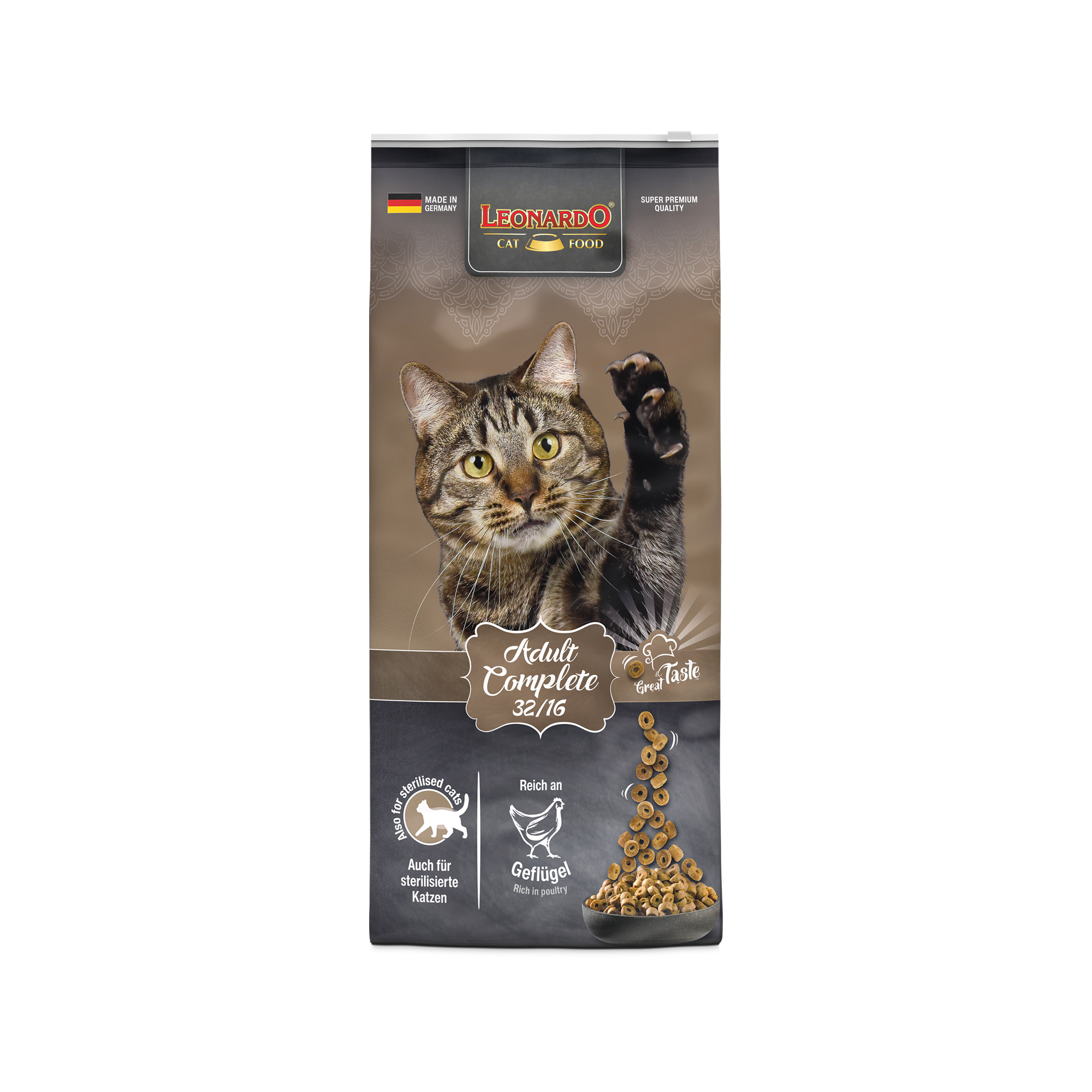 Leonardo - Adult Complete 32/16 - Cat Food - 15 kg