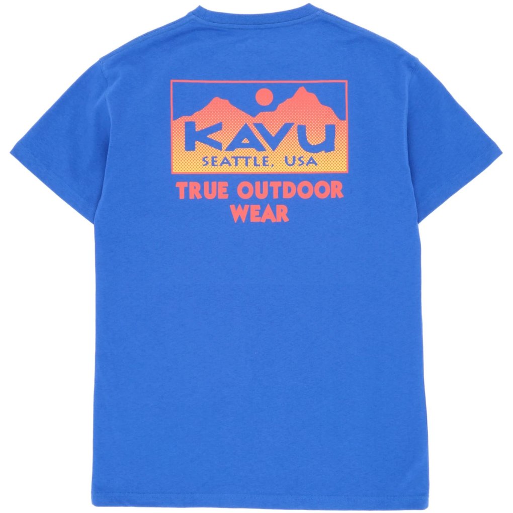 KAVU True Gradient Tee Men - Admiral Blue