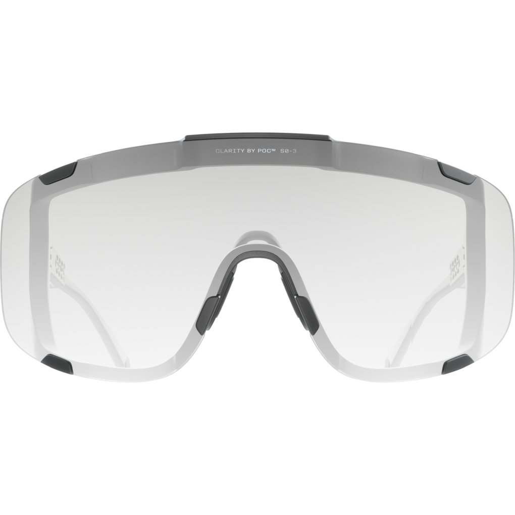 POC Devour Photochromic Glasses - Translucent Black - Clarity/Changeable Grey