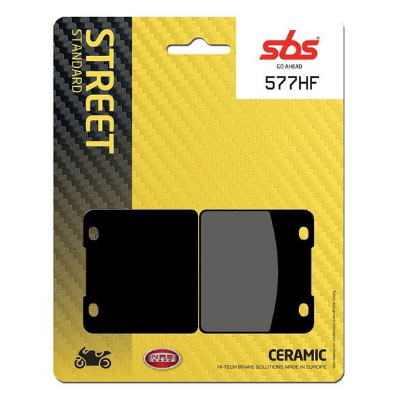 SBS 577HF Organic Front/Rear Brake Pads (Depending on Model)Ref : 577HF / 577000