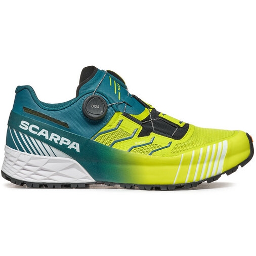 Scarpa Ribelle Run Kalibra HT Trail Running Shoes Men - lime green/deep lagoon