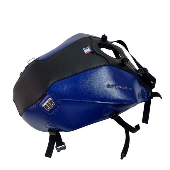 Bagster tank pad matt black grained/baltic blueRef: 1800B