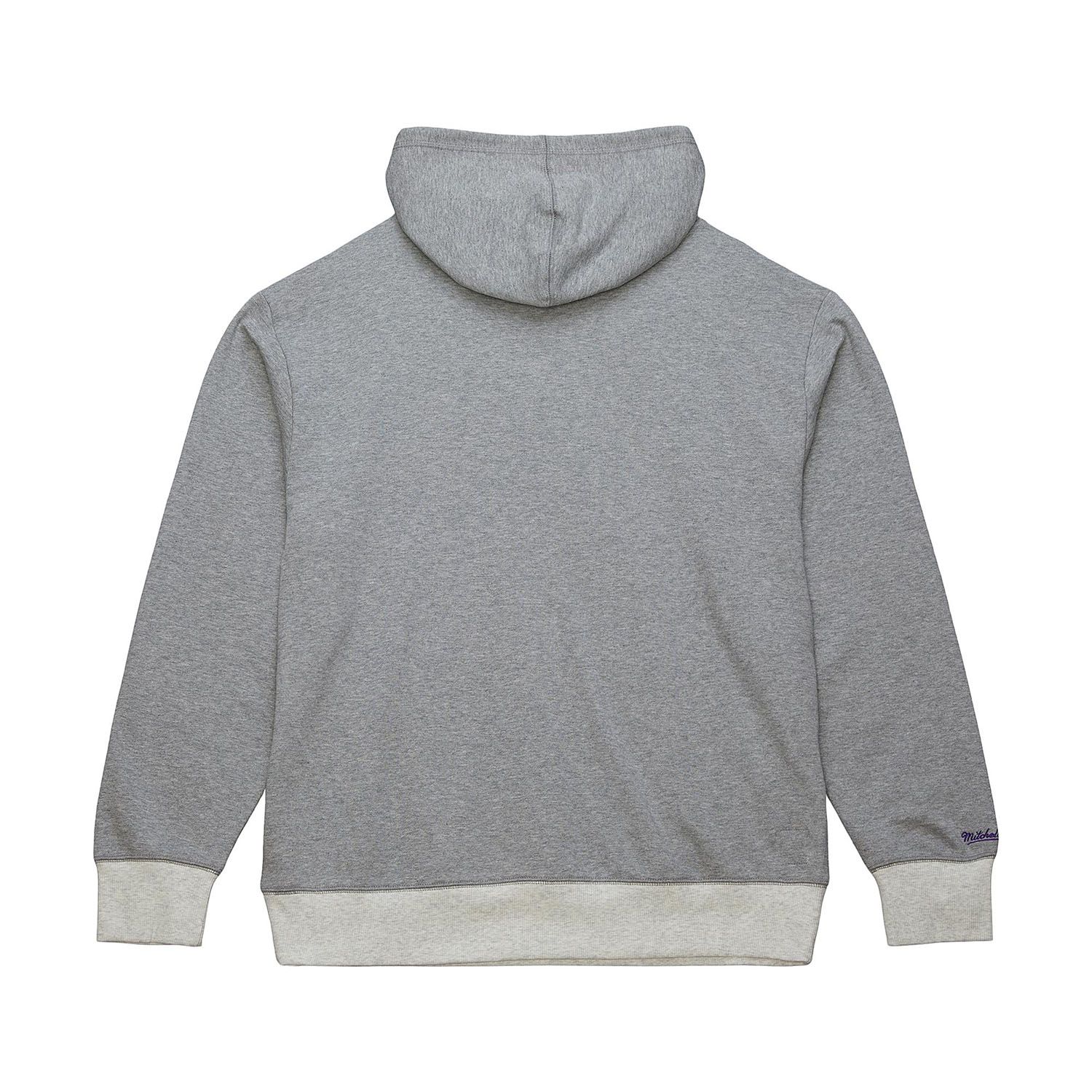 Los Angeles Lakers Mitchell & Ness Heritage Fleece NBA Hoodie Gray