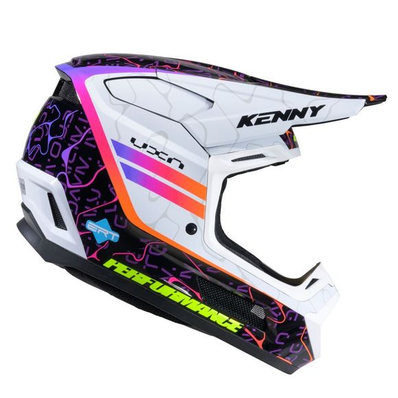 Kenny PERFORMANCE GRAPHIC + 2026 cross helmet - Black / WhiteRef: KE2732