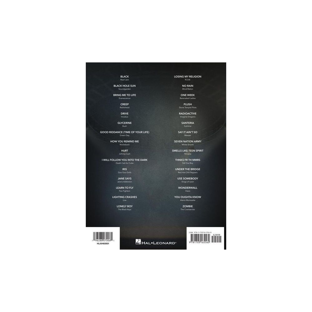 Hal Leonard Alternative Rock Guitar Tab – Thomann Ireland