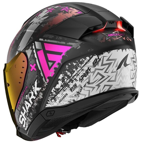 Casque jet Shark SKWAL i3 JET HELLCAT - Noir / VioletRef : SH1773-BCPM