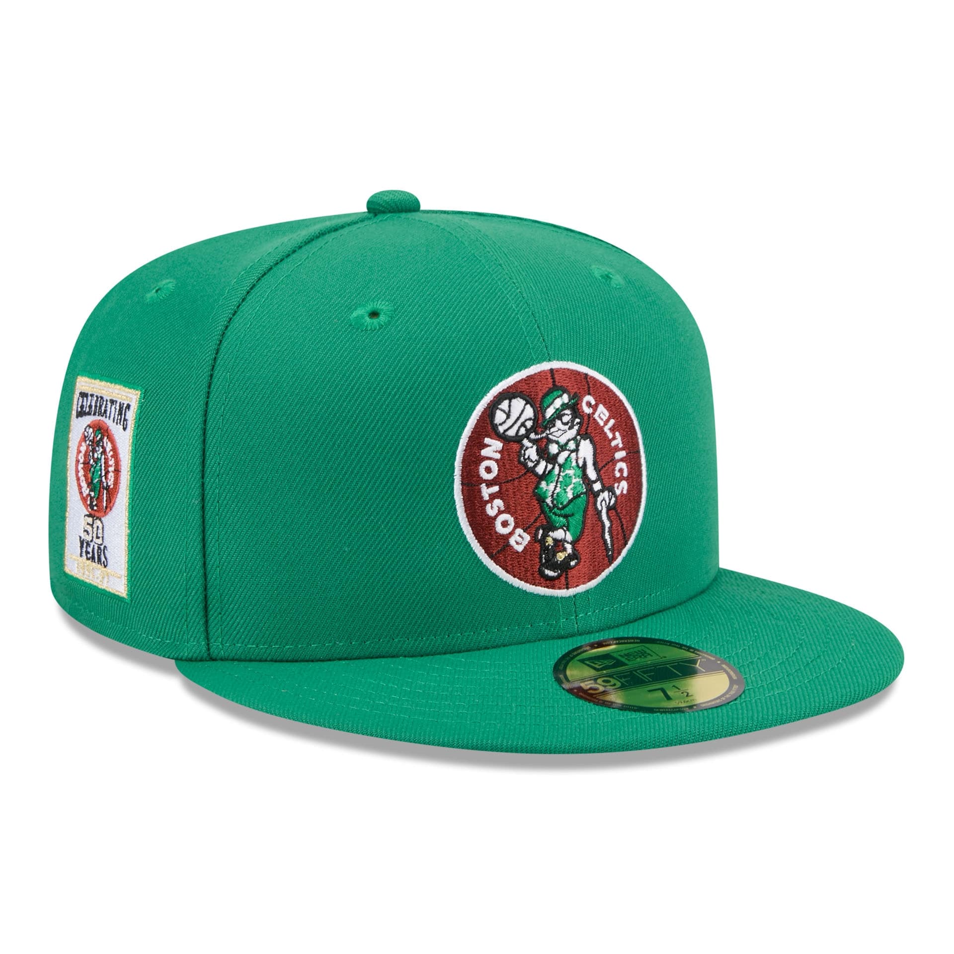 Boston Celtics 1968-1977 Hardwood Classics 59FIFTY Fitted Cap Green