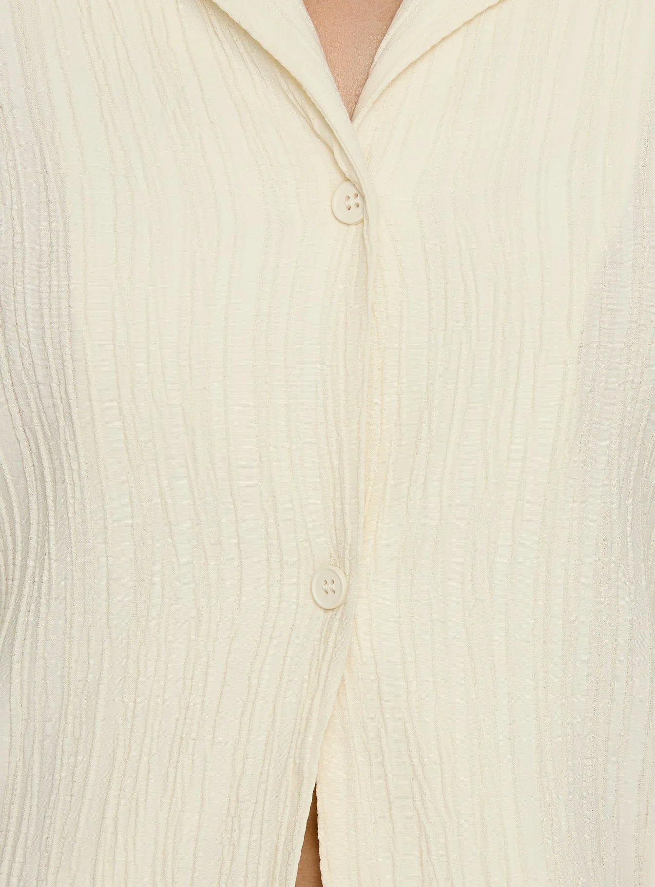 Beatris Long Sleeve Top Cream
