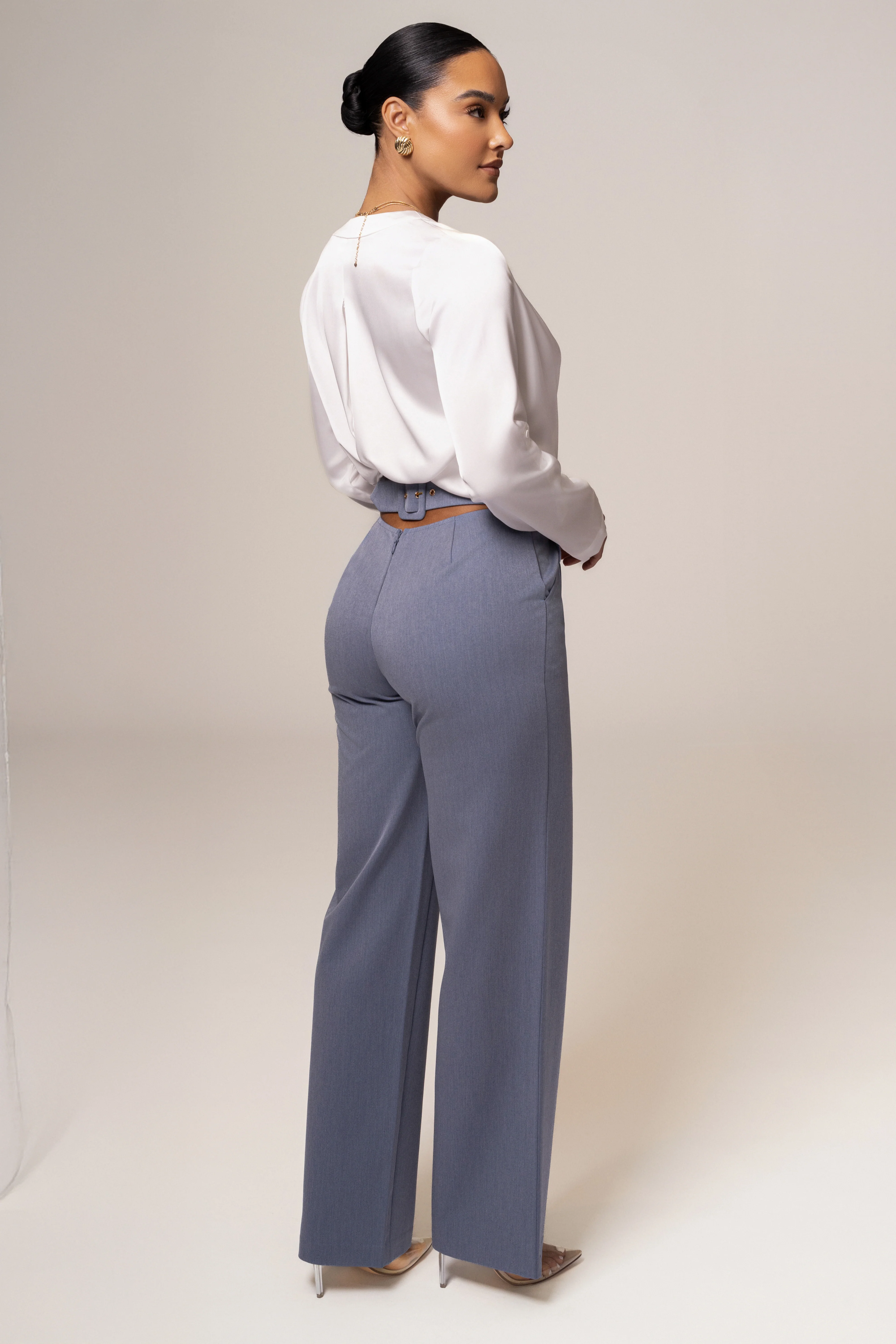 Denim Status Belted Pants
