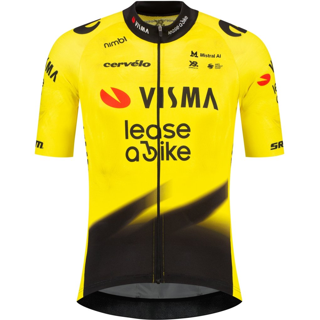 RAPidGEAR Team Visma | Lease a Bike Replica Short Sleeve Jersey Men 2026 - yellow
