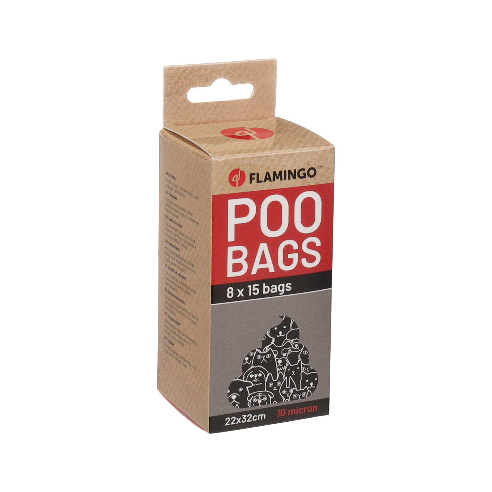 Flamingo Basic Heady Poo Bags