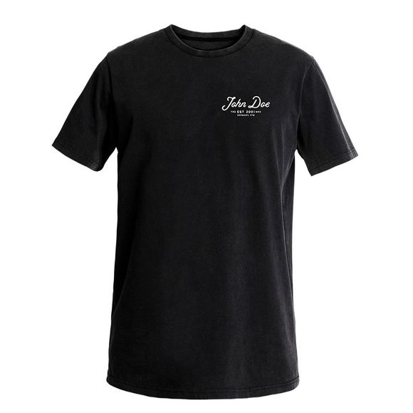 John Doe JD LETTERING short-sleeved T-shirt - BlackRef: JDE0267
