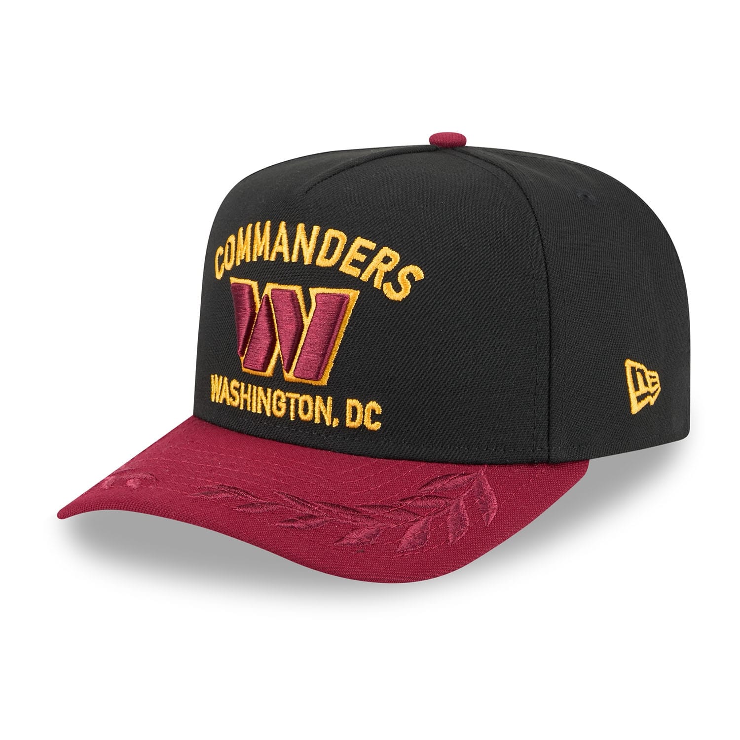 Washington Commanders 2025 NFL Draft New Era 9FIFTY A-Frame Snapback Cap Black