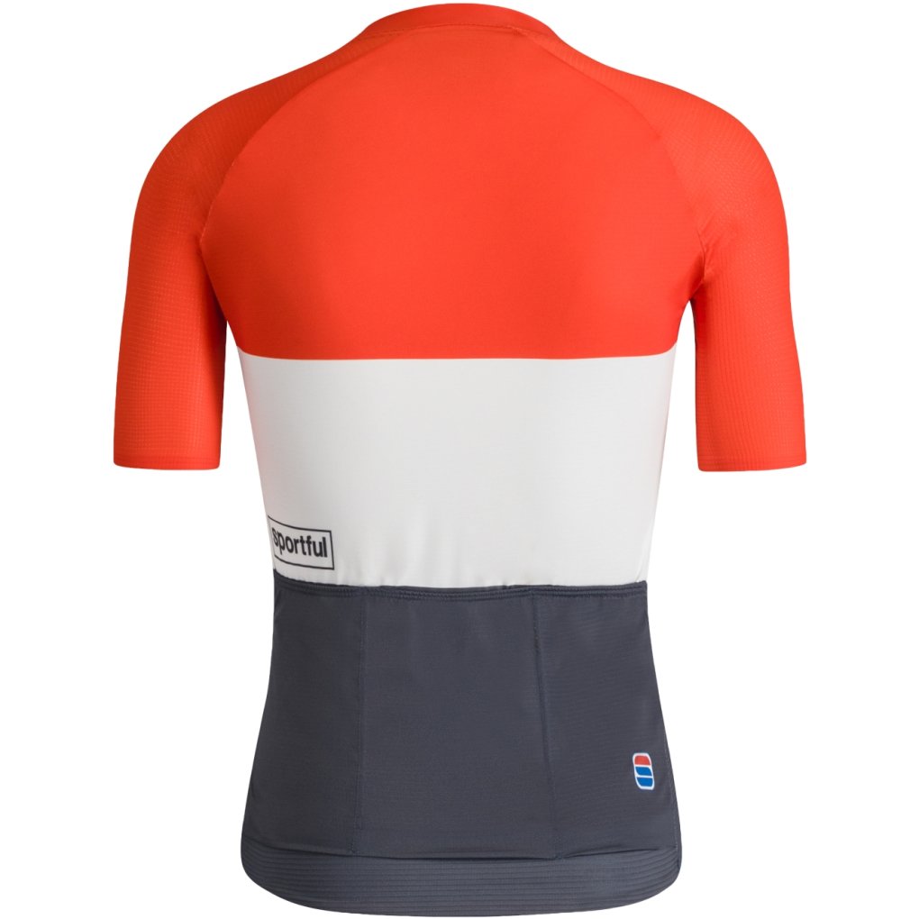 Sportful Supernova Heritage Jersey Women - 456 Heritage Blue White Red Cyano
