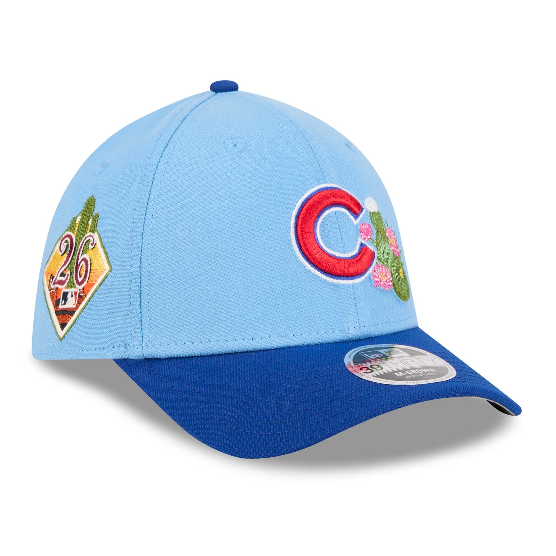 Chicago Cubs 2026 MLB Spring Training 39THIRTY M-Crown Flex Cap Blue