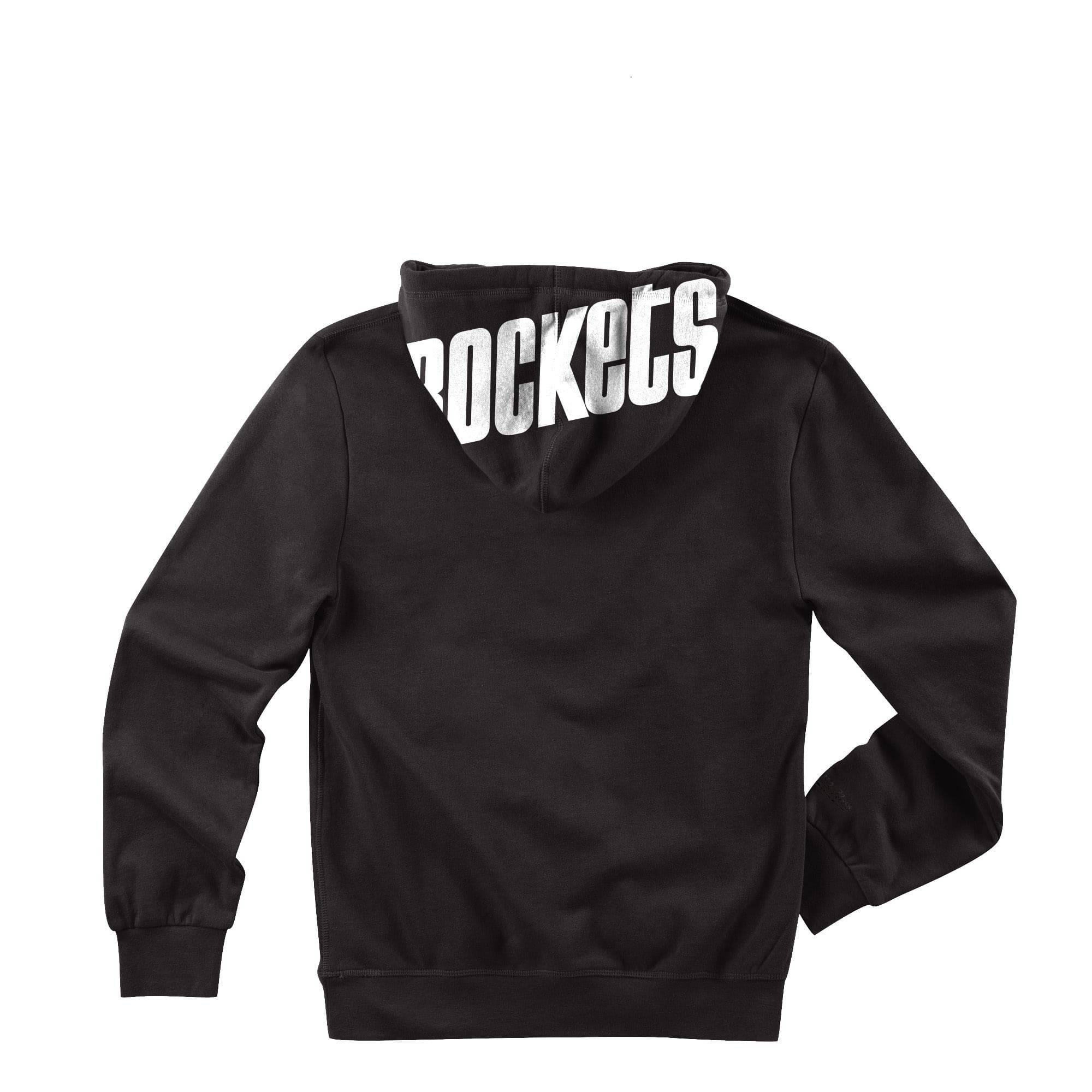 Houston Rockets Black Big Face 3.0 Mitchell & Ness NBA Hoodie