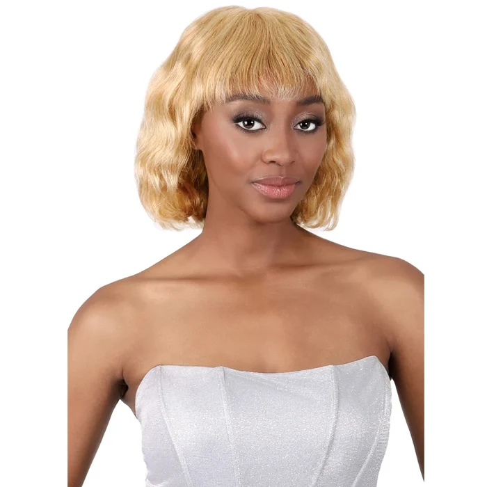 Motown Tress Virgin Remy Human Hair Glueless Lace Part Wig - HRCL.REA