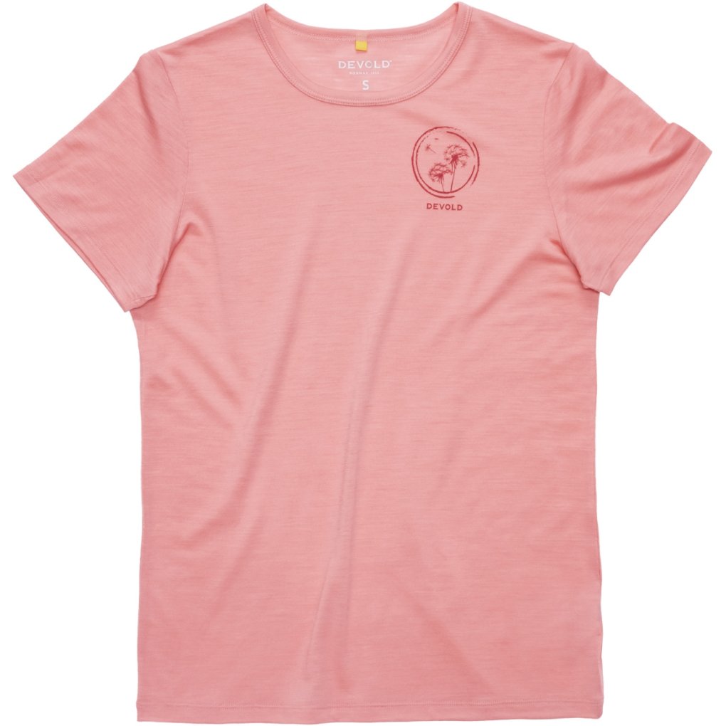Devold Active Spring Tee Women - 070A Apricot
