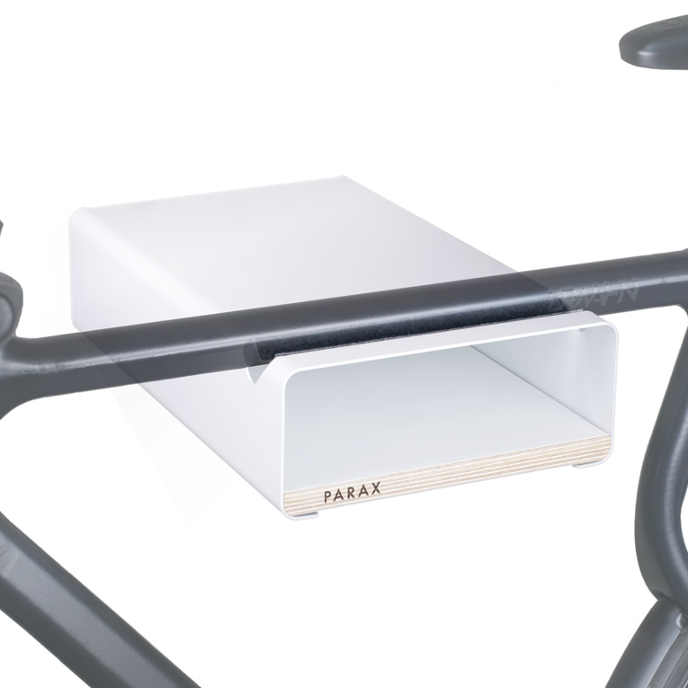 Parax S-Rack Bicycle Wall Mount - White - White