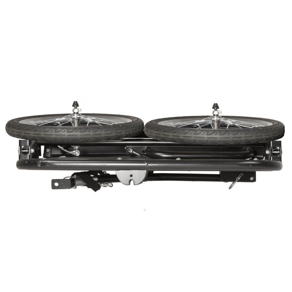 M-Wave Stalwart Carry Fold 2 Luggage Bicycle Trailer - black