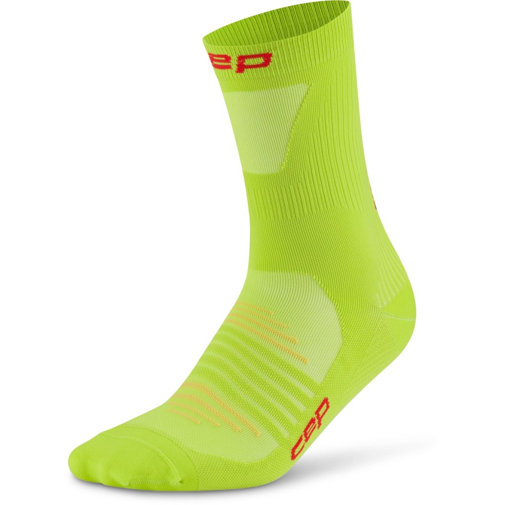 CEP Pro Run Ultralight Mid Cut Compression Socks Men - lime