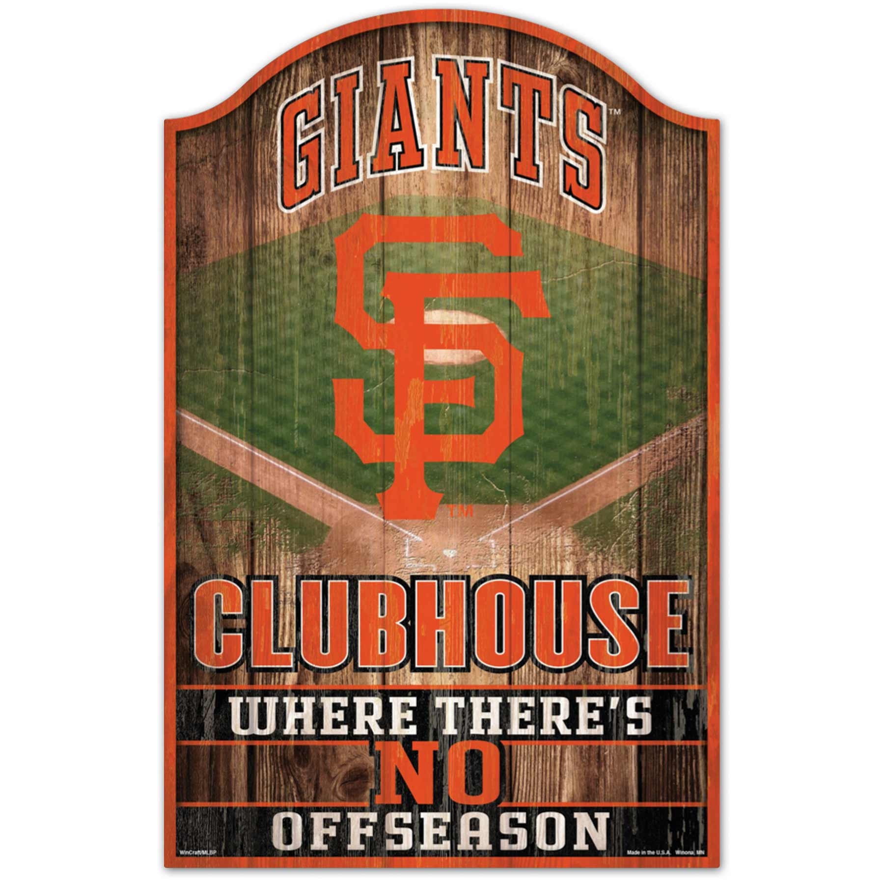 San Francisco Giants WinCraft MLB Clubhouse Wood Sign