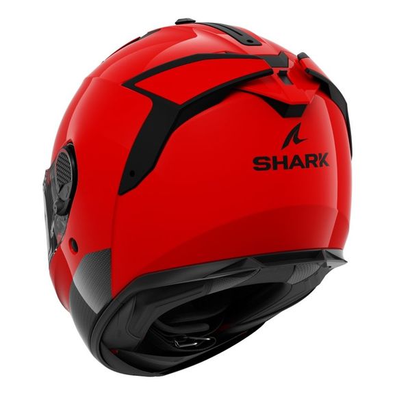 Shark SPARTAN GT PRO CARBON Full-Face Helmet - BLANK - Black / RedRef: SH1661-C664